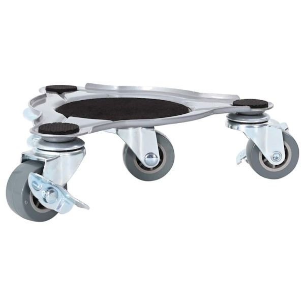 Мебелни колелца 4 бр. с повдигач 19x17,5x6 см стомана 1000 кг