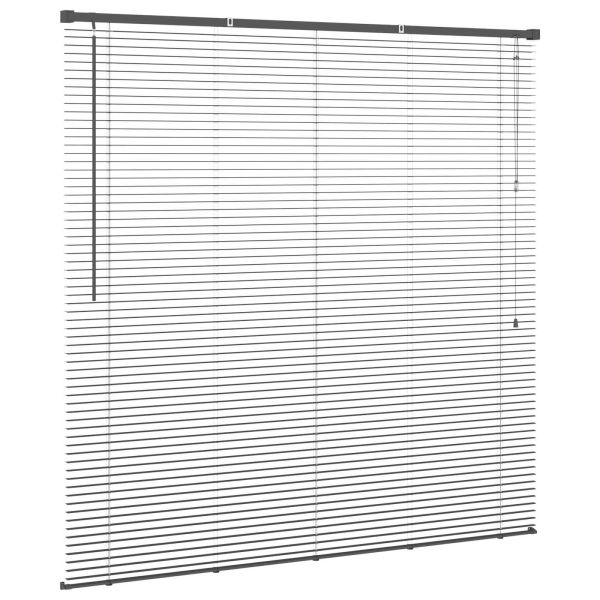 Венецианска щора Регулирума Сребристо сиво 150 x 130 см ПВЦ