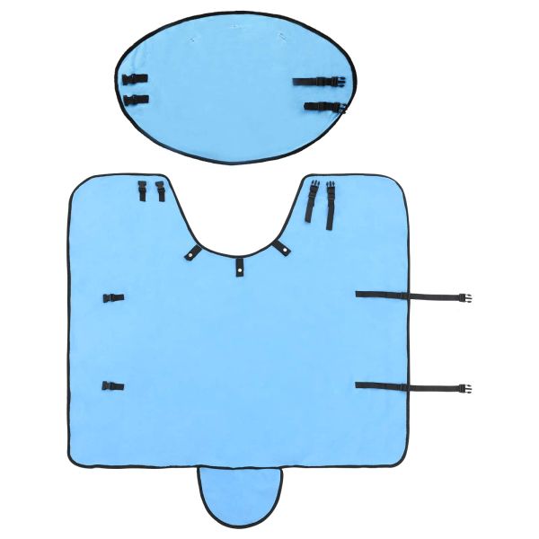 Конско одеяло Пълно аквамариново Полиестер