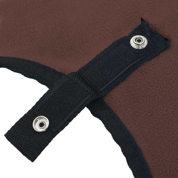 Конско одеяло Пълно тъмно кафяво Полиестер