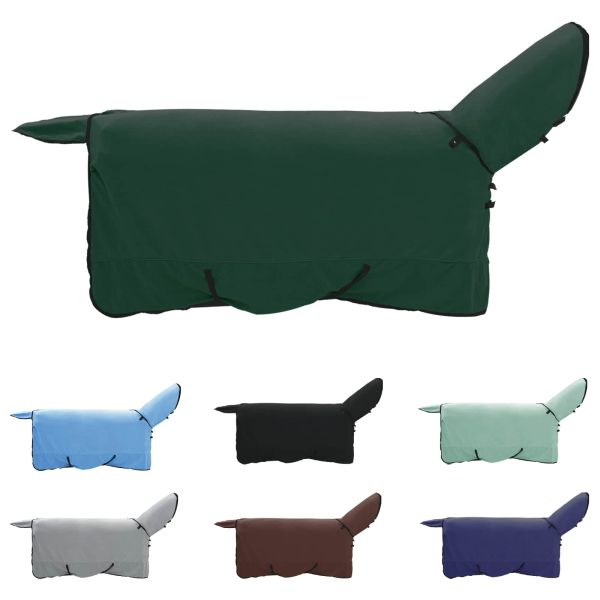 Конско одеяло Пълно тъмно зелено Полиестер