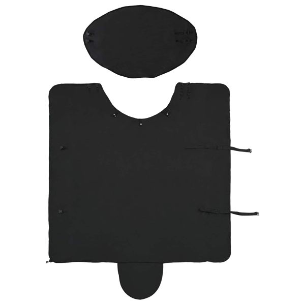 Конско одеяло Черно Полиестер