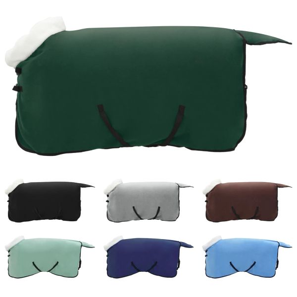 Конско одеяло Пълно тъмно зелено 115 cm Полар флийс