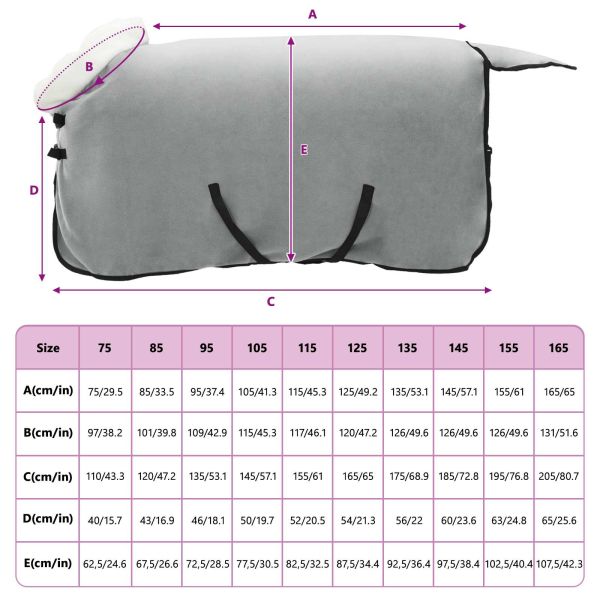 Конско одеяло Пълно тъмно зелено 95 cm Полар флийс