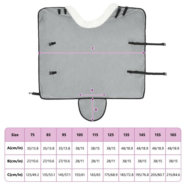 Конско одеяло Пълно тъмно зелено 105 cm Полар флийс