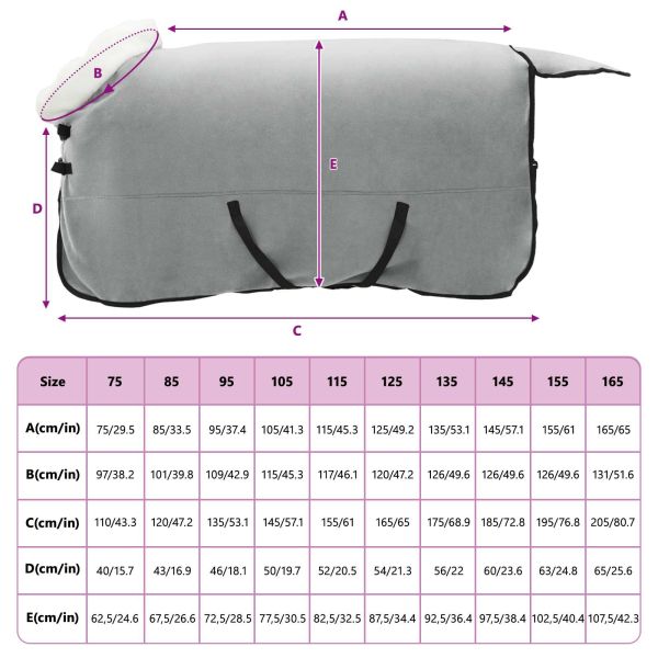 Конско одеяло Пълно тъмно зелено 165 cm Полар флийс