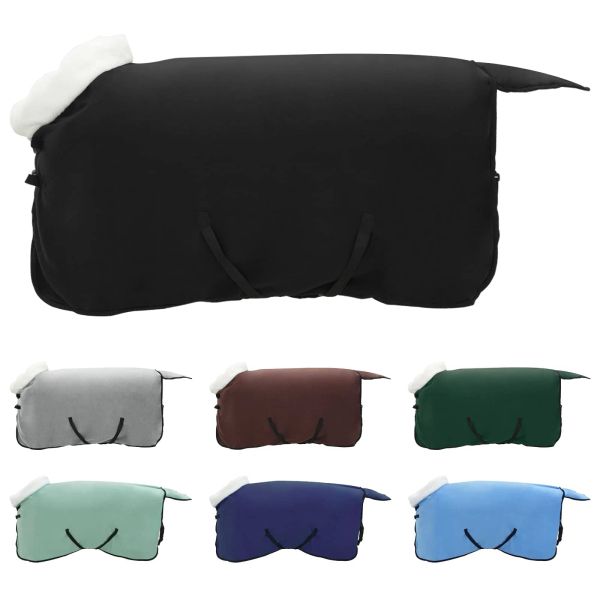 Конско одеяло Черно 95 cm Полар флийс