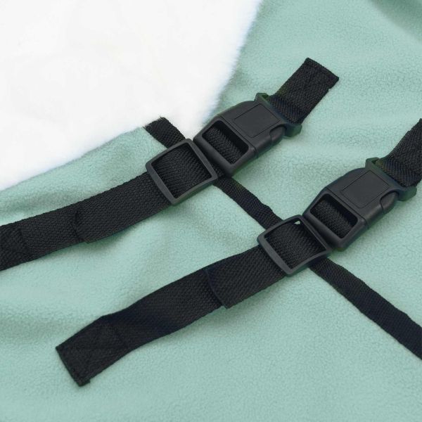 Конско одеяло Пълно тъмно зелено 95 cm Полар флийс