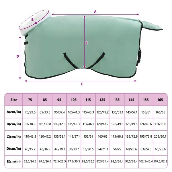 Конско одеяло Пълно тъмно зелено 95 cm Полар флийс