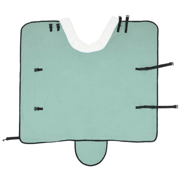 Конско одеяло Пълно тъмно зелено 115 cm Полар флийс