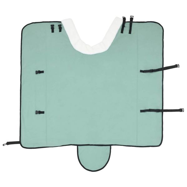 Конско одеяло Пълно тъмно зелено 125 cm Полар флийс