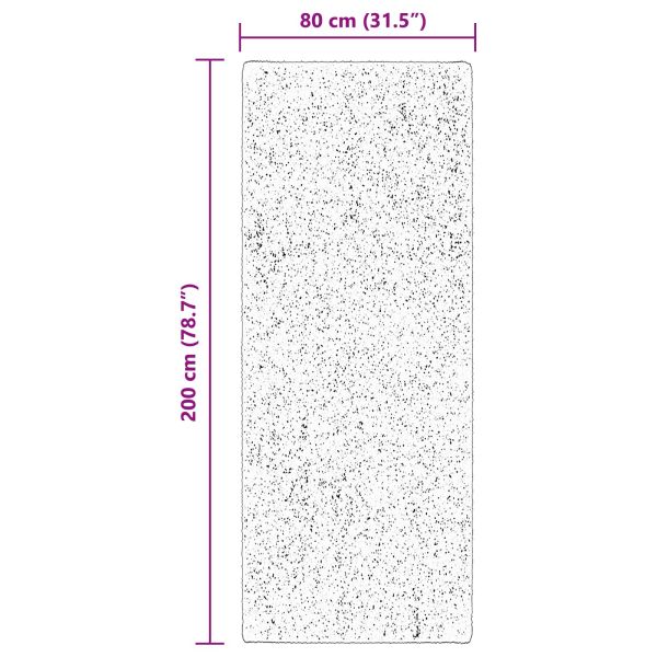 Килими за помещение HUARTE Кафяво 200 x 80 см Полиестер