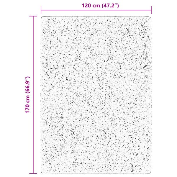 Килими за помещение HUARTE Кафяво 170 x 120 см Полиестер