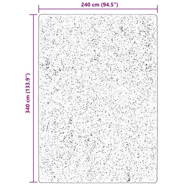 Килими за помещение HUARTE Кафяво 340 x 240 см Полиестер