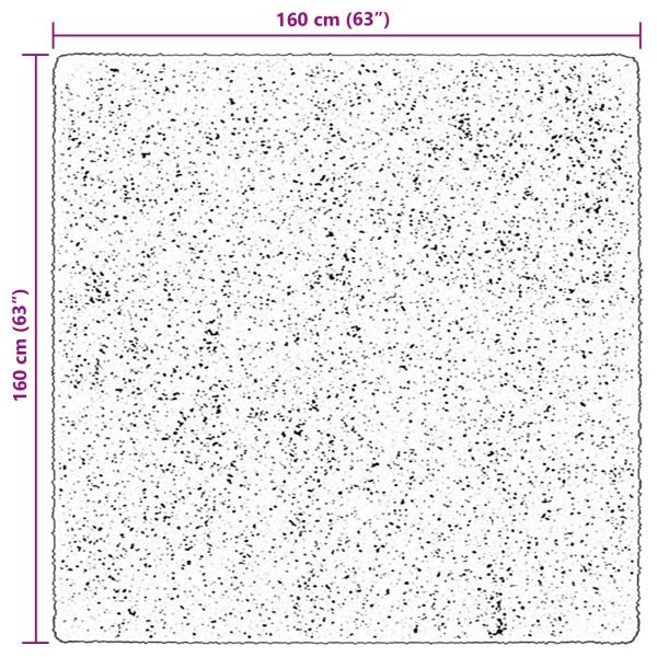 Килими за помещение HUARTE Кафяво 160 x 160 cm Полиестер