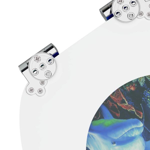 Мека затваряща се тоалетна седалка Синьо 44 x 38 см ПДЧ