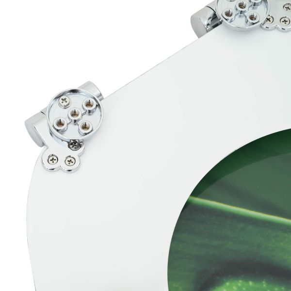 Мека затваряща се тоалетна седалка Зелен капсула 44 x 38 см ПДЧ