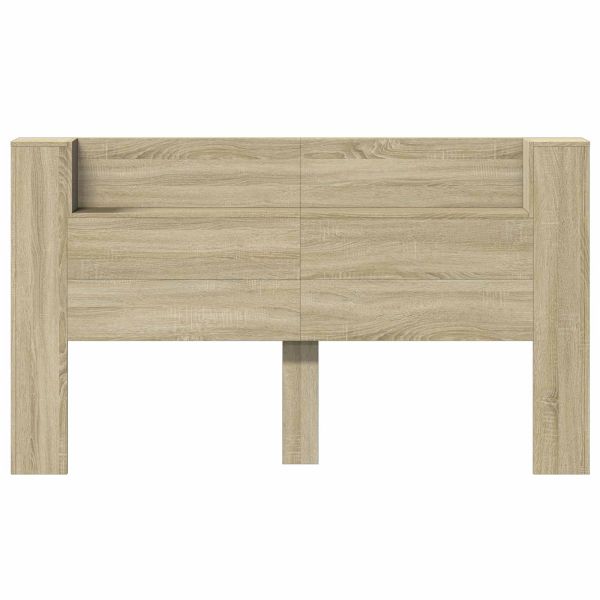 Табла за легло с LED осветление Сонома 180 x 16,5 x 103,5 cm