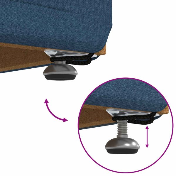 Стук Синьо 61 x 41 x 40 см Текстил и конструирано дърво