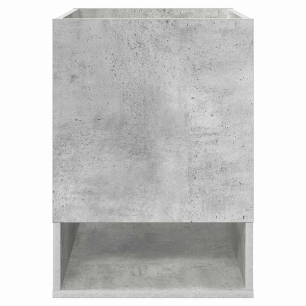 Крайна масичка Циментено сиво 40 x 40 x 56 см Инженерно дърво