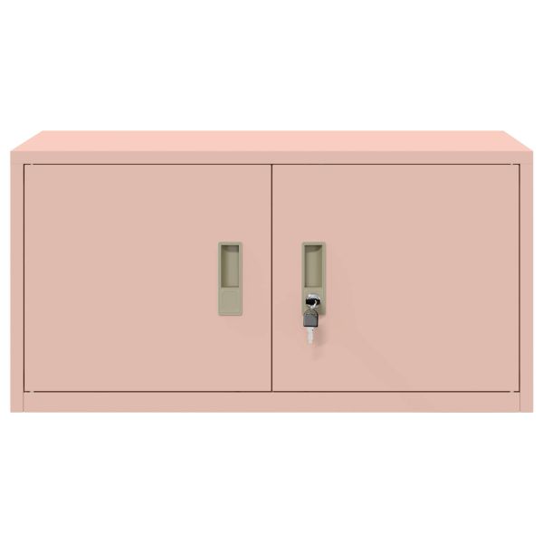 Шкаф за съхранение Розово 80 x 40 x 40 cm Стомана