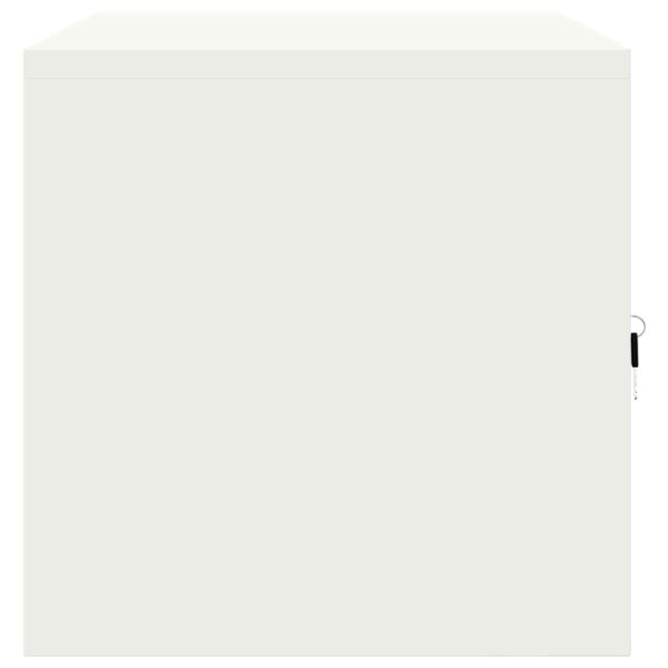 Шкаф за съхранение Бял 80 x 40 x 40 cm Стомана