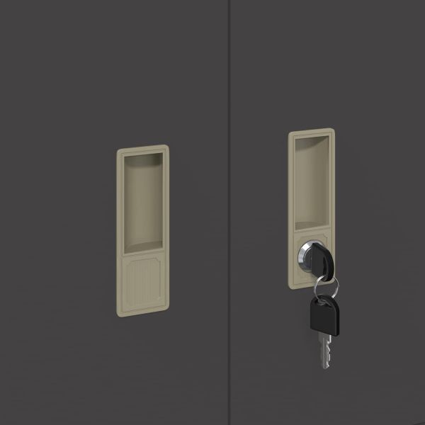 Шкаф за съхранение Черен 60 x 40 x 40 см Стомана