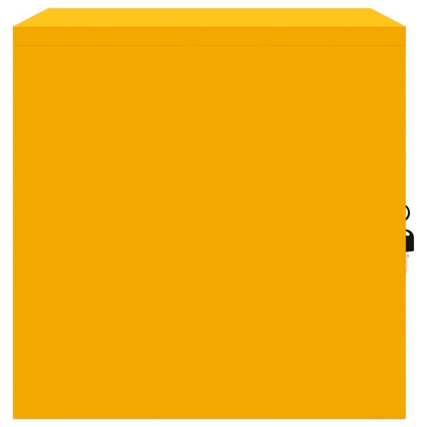 Шкаф за съхранение Горчично жълто 60 x 40 x 40 см Стомана