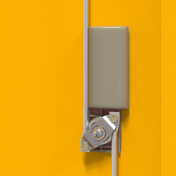 Шкаф за съхранение Горчично жълто 60 x 40 x 40 см Стомана