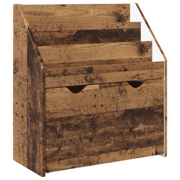Детска рафт за книги с чекмедже Старо дърво 60 x 29,5 x 69 см