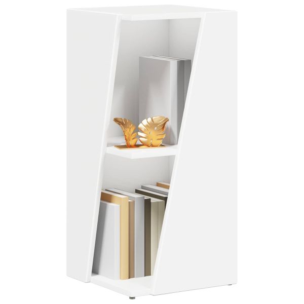 Странична рафт Бяло 33 x 32 x 70,5 см Инженерно дърво