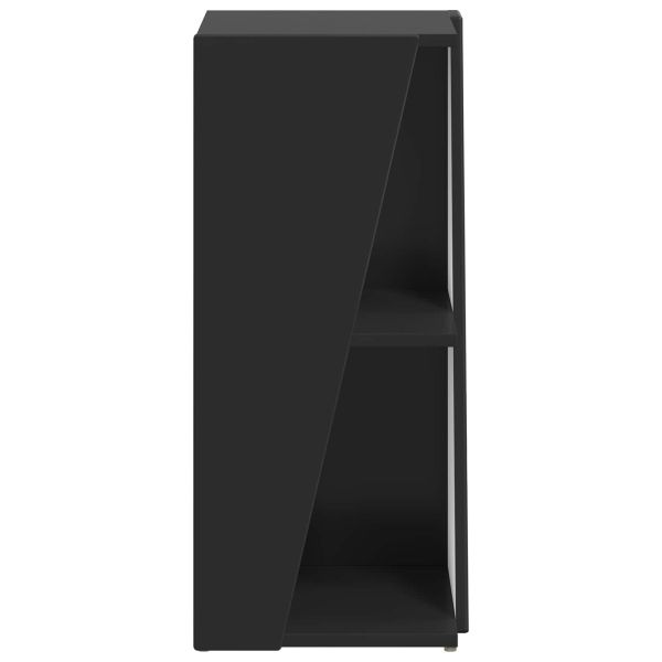 Странична рафт Черно 33 x 32 x 70,5 см Инженерно дърво