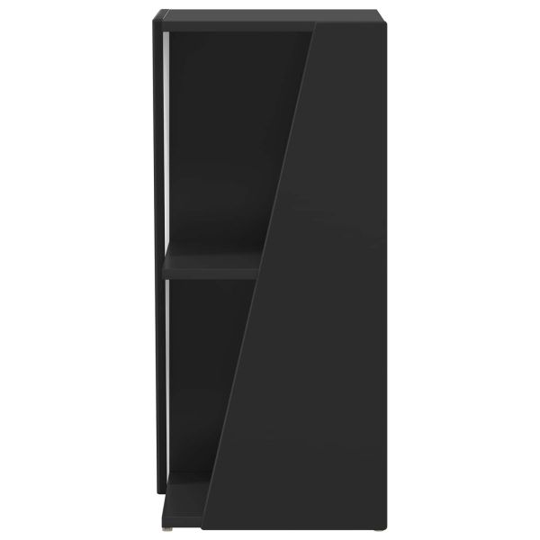 Странична рафт Черно 33 x 32 x 70,5 см Инженерно дърво