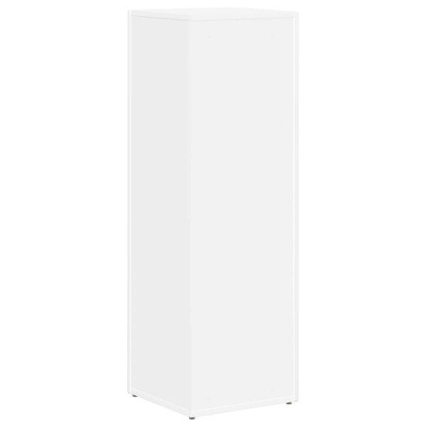 Странична рафт Бяло 33 x 32 x 100,5 см Инженерно дърво