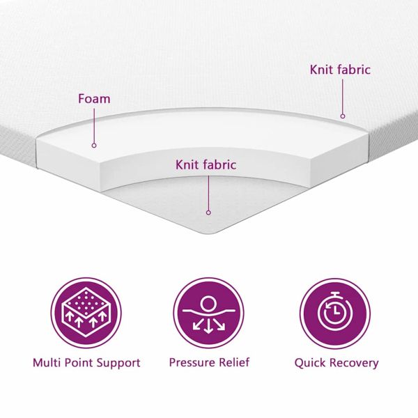 LED кутия за пружини с легло Тъмен син 140 x 200 cm текстил