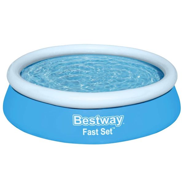 Bestway Fast Set Надуваем басейн, кръгъл, 183x51 см, син