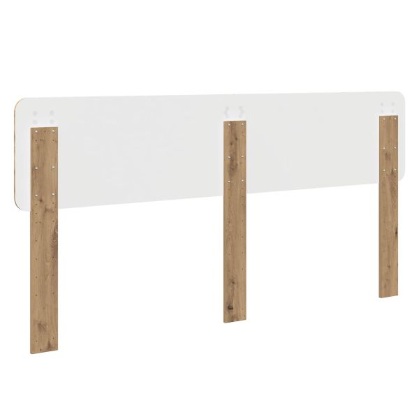 Облегалка за глава Дъб 180 cm Инженерно дърво