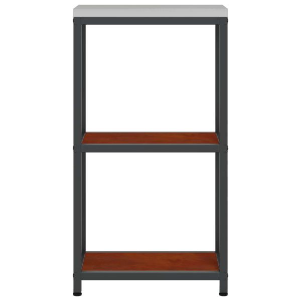 Съхранение в кухнята с рафт Ръждясало 60 x 50 x 92 см Стомана