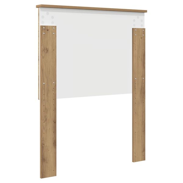 Облегалка за глава с таблото Дъб 75 cm Инженерно дърво