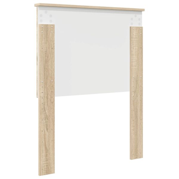 Облегалка за глава с таблото Сонома дъб 75 cm Инженерно дърво