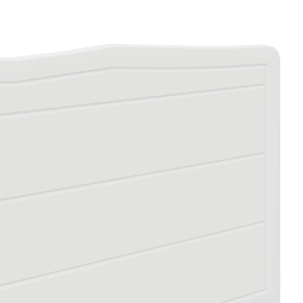 Облегалка за глава с таблото Гланц бяло 150 cm Инженерно дърво