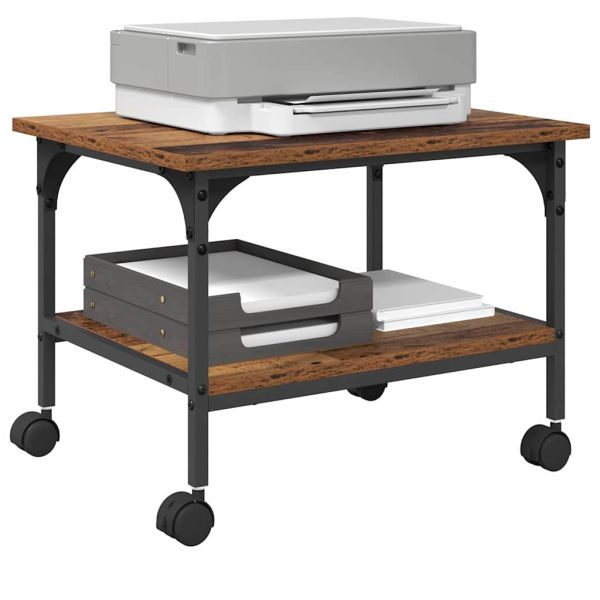 Стойка за принтер Старо дърво 50 x 40 x 38 cm Инженерно дърво