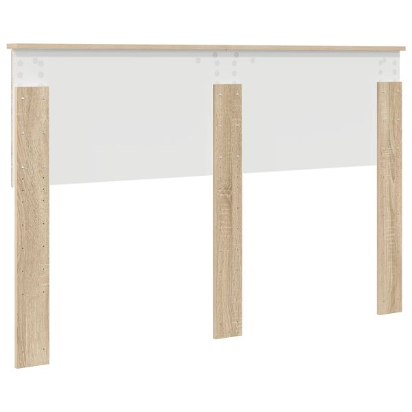 Облегалка за глава с таблото Сонома дъб 140 cm Инженерно дърво