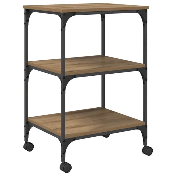 Стойка за принтер Дъб 50 x 41 x 75 см Инженерно дърво