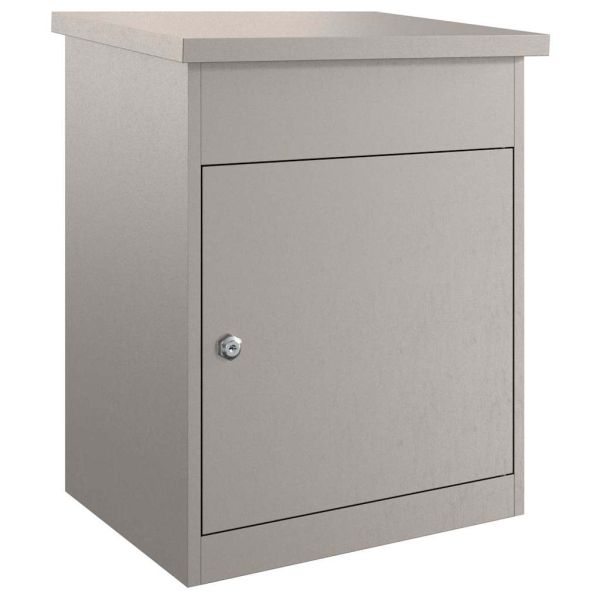 Пощенска кутия за пратки с врата Ръждясало 47.5 x 38 x 59 см