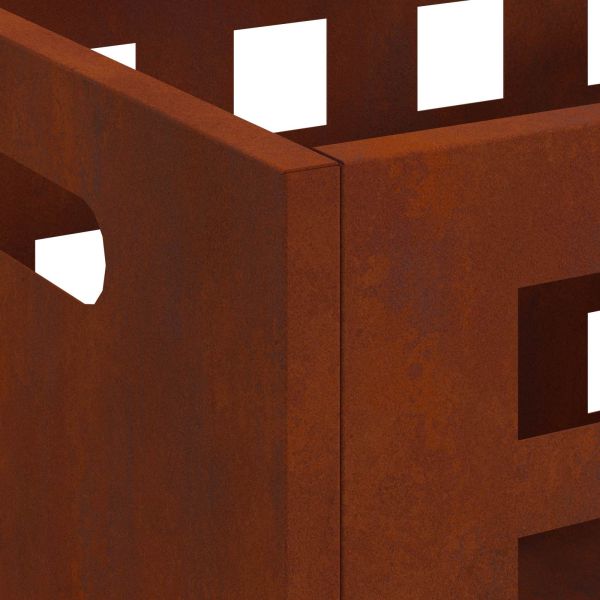 Огнище Кафяво 50 x 30 x 40 см Стомана