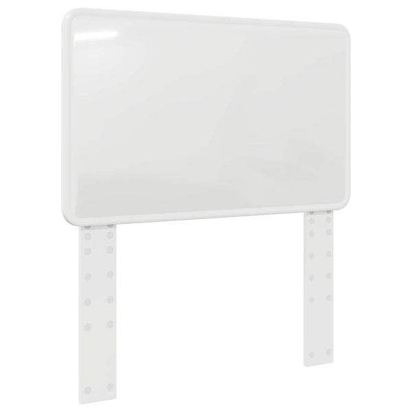 Облегалка за глава Гланц бяло 100 cm Инженерно дърво