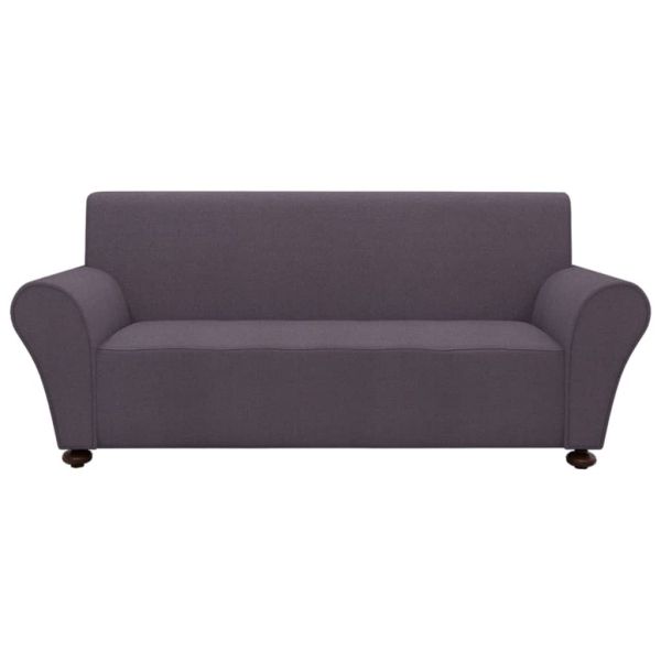 131084 Stretch Couch Slipcover Anthracite Polyester Jersey
