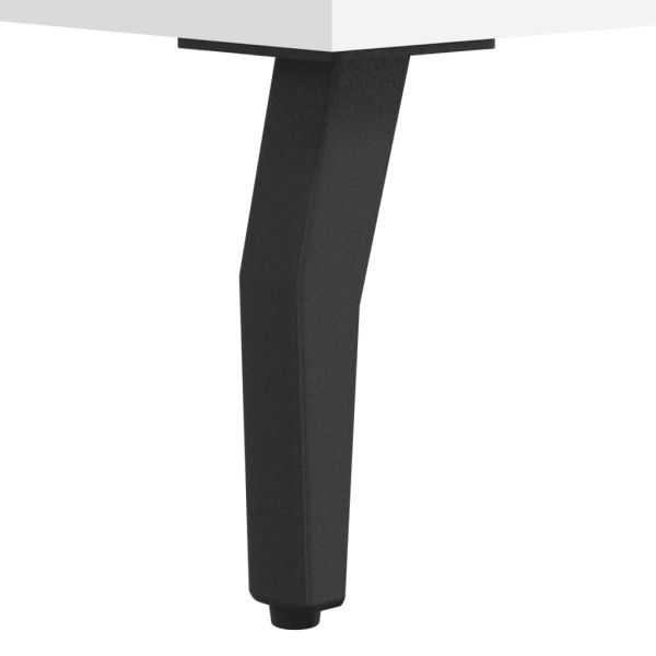 Висок шкаф, бял, 34,5x34x180 см, инженерно дърво