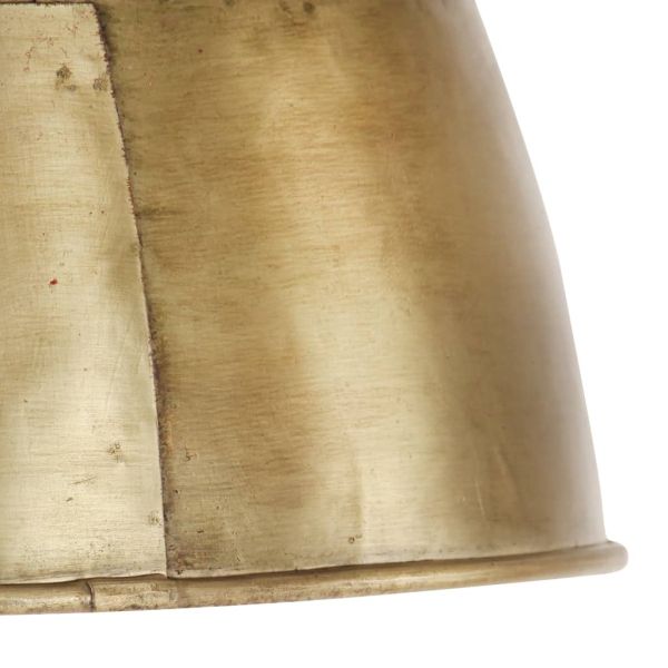 Индустриален винтидж пендел 25 W месинг кръгъл 31 см E27